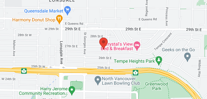 map of 255 E 27TH STREET